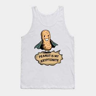 Peanut is my Kryptonite - Kids peanut allergy Tank Top